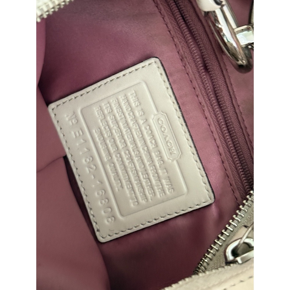 Auth Coach Kristin Leather Hobo 2WAY Shoulder Bag Pink Beige 16808 Dustbag - Picture 5 of 6